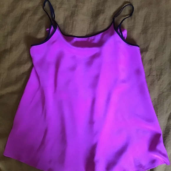 Yumi Kim Pink Ruffle Silk Camisole with Zip XS - Picture 7 of 7
